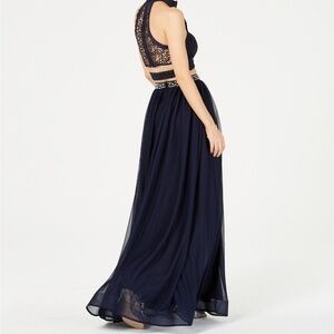 Sequin Hearts Size 5 Juniors' Layered Bedazzled Waist Flowing Skirt Only. New